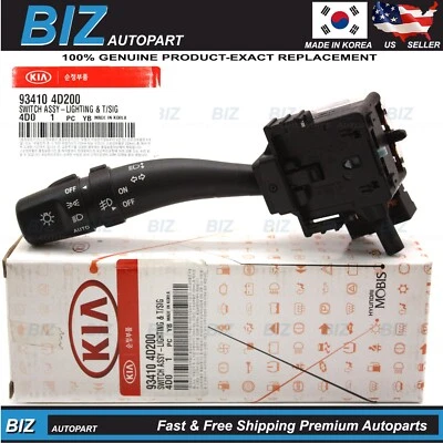 Genuine Turn Signal Headlamp Switch for 07-08 Entourage 06-14 Sedona 93410-4D200 Foto 1 de 4