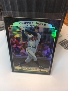 1996 Upper Deck Rock Solid Foundation Chipper Jones No.RS5 