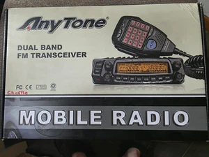 AnyTone AT-5888UV Mobile Radio Dual Band Two Way Radio FM Transceiver Long Range - Zdjęcie 1 z 9