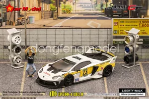 Star Model 1:64 Scale LBWK Aventador LP700-4 LB 3.0 Silhouette #23 Diecast Car - Picture 1 of 7