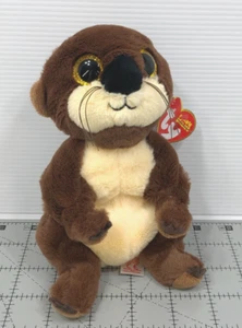 TY Beanie Beanie Bellies Mitch the River Otter 6 Inch Plush Stuffed Animal Toy - Picture 1 of 12
