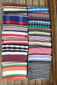 Thai Loincloth Cotton Multi-Color Scarf Shawl Unisex 24" X 64" Gift & Souvenir - Picture 1 of 194