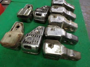Genuine HONDA G100 Exhaust c/w Chrome Guard - Picture 1 of 6