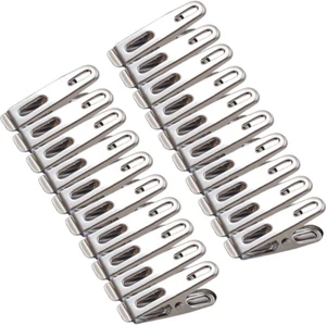 20 Pezzi Mollette Acciaio Inox, 4 Cm Mollette Stendibiancheria Forti, Mollette A - Foto 1 di 12