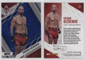 2023 Panini Chronicles UFC Phoenix Blue Prizm /99 Volkan Oezdemir #322