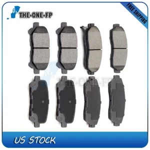 Front & Rear Brake Ceramic Pads Low Dust Fits Honda Odyssey 2011 12 13 2014 - Foto 1 di 9