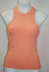 Fp Movement Free People Women's Solid Orange Ribbed Tank Top Shirt | Size: Xs