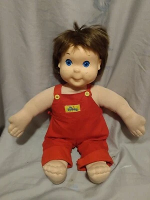 Muñeca My Buddy Hasbro vintage original 1985 pelo castaño ojos azules niño 22" sin camisa Foto 1 de 4