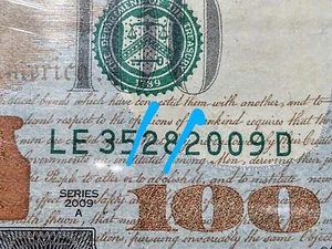 2009 BILLETE DE 100 DÓLARES DE CUMPLEAÑOS 5/28/2009 SOBRE SIN CIRCULAR MÁS BONITO BILLETE - Imagen 1 de 7