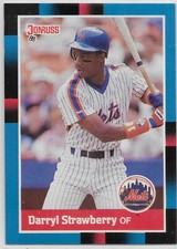 1988 Donruss #439 Darryl Strawberry HOF New York Mets