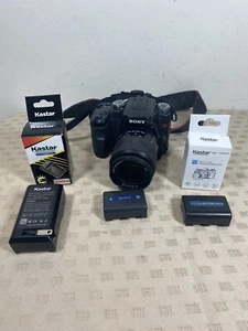 Sony DSLR A-100.Digital N50/ Sony N50 3.5-6.6/18-70 Lense 2 Batteries/Charger - Picture 1 of 14
