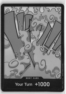 One Piece CCG Promo Cards - Monkey.D.Luffy Foil DON!! Card (Tin Exclusive) - Picture 1 of 2
