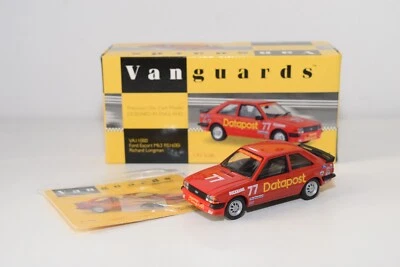 A99 1:43 VANGUARDS VA11000 FORD ESCORT RS 1600i RICHARD LONGMAN MIB - Immagine 1 di 4