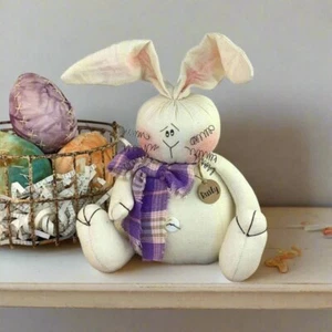 Primitive Easter Honey and Me Bunny Rusty the Rabbit 7.5" - Picture 1 of 2