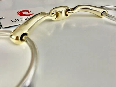 Loose Ring Snaffle Bit Curved Angled MP / Lozenge(UKSALES25®)*SAME DAY DISPATCH*