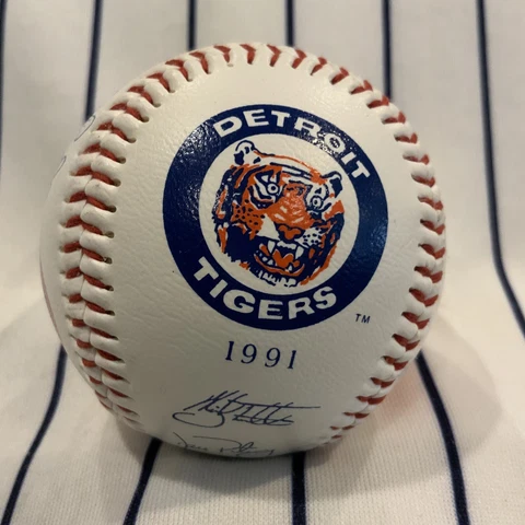 Detroit Tigers 1991 SGA FACSIMILE SIGNATURE COKE KROGER Souvenir Baseball Ball Cover