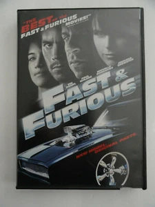 FAST & FURIOUS (DVD & AUTHENTIC BLOCKBUSTER VIDEO BRANDED RENTAL CASE)  - Picture 1 of 3