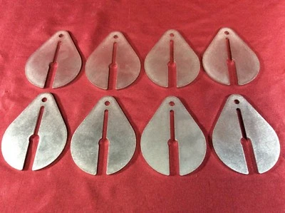 1966-1977 EARLY FORD BRONCO STAINLESS STEEL BODY MOUNT SHIM (8) PACK  - Image 1 of 4