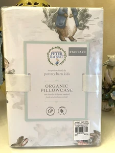 Pottery Barn holiday Peter Rabbit Disney pillowcase gift bunny school kid z - Picture 1 of 10