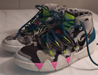 Nike Hybrid S2 Gs Kyrie Irving ' What The Neon' Sneakers Size 5Y