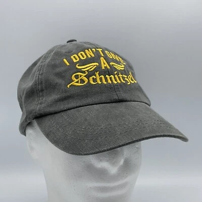 Gorra de béisbol "I Don't Give A Schnitzel" bordada Adams bajo perfil OSFM Foto 1 de 4
