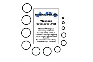 Tippmann XVR Crossover Paintball Marcador O-ring Kit x 2 reconstrucciones/kits - Imagen 1 de 1