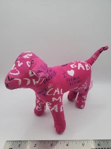 Victoria’s Secret Graffiti Plush Dog "I Love French Kissing" - - Picture 1 of 3