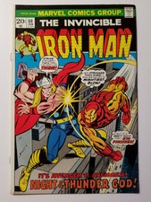 IRON MAN # 66 *Very High Grade ~NM*  Battle with Thor Marvel February 1974