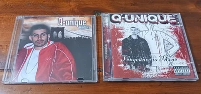 CD Lot: Q-UNIQUE "Vengeance Is Mine" & Q-UNIQUE "Mixture" (Necro,ILL Bill...) — 第 1/2 张图片