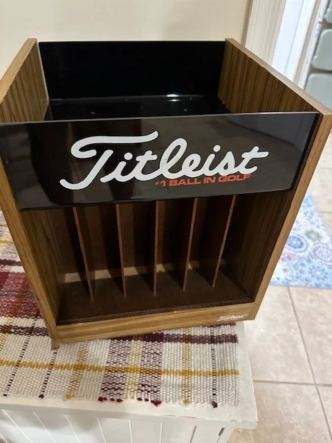 Titleist Golf Ball Sleeve Counter Display  Holds 24 sleeves per side - Image 1 of 3