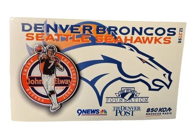 Pin 1998 Denver Broncos, Fundación John Elway, NFL Denver Broncos Super Bowl Foto 1 de 3