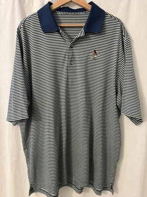 Camisa de golf XL Philadelphia Cricket Club para hombre - Camisa polo verde azul Stipe logotipo Foto 1 de 4