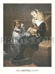 Heywood Hardy Her Only Playmates Open Edition - Picture 1 of 1