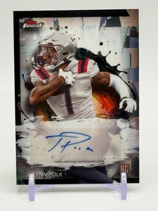 2024 Topps Finest - Rookie Finest Autographs Ja'Lynn Polk #RFA-JP (AU, RC) - Picture 1 of 2