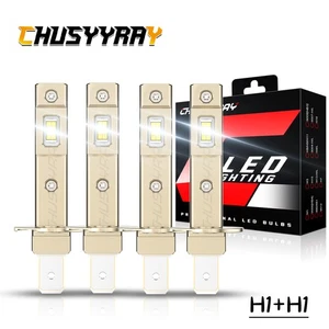 4x H1+H1 6000K LED Headlight Bulbs Kit Hi/Low Beam For Honda CR-V 2005 2006 CRV - Picture 1 of 13