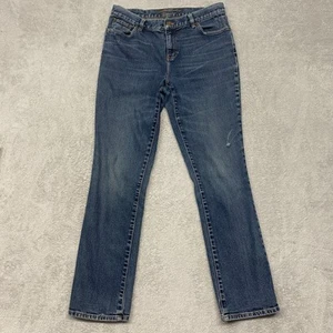 Lauren Ralph Lauren Jeans Damen 10 Blau Straight Leg Distressed Vintage - Bild 1 von 10