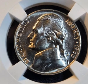 1966 Jefferson Nickel NGC MS67 - Picture 1 of 4