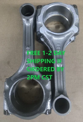 Set of 4 OEM Connecting Rods 2.2 F22 2.3 H23 Honda Acura 90-99 13210-PT3-A00 - Image 1 of 4