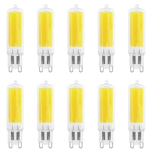 Luxrite G9 LED Bulb Dimmable 50 Watt Equivalent 6500K 450LM ETL Listed (10 Pack) - Picture 1 of 6
