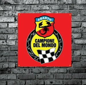 ABARTH BANNER - Garage, Man Cave, Office - Picture 1 of 3