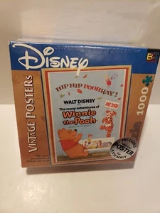 Disney Winnie The Pooh Vintage Posters Jigsaw Puzzle 1000 Piece W/ Poster Sealed - Picture 1 of 5
