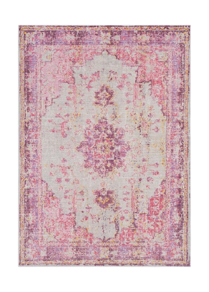 Livabliss Emilio Updated Traditional Area Rug,5'3" x 7'1",Bright Pink - Image 1 of 4