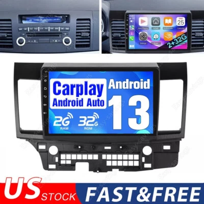 Android 13 Car Radio Stereo For Mitsubishi Lancer 2008-2016 GPS Navi 10.1" 2 Din - Image 1 of 4