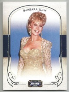 2008 DONRUSS AMERICANA #4 BARBARA EDEN CELEBRITY CUTS 337/499 I DREAM OF JEANNIE