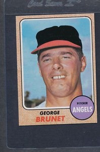 1968 Topps #347 George Brunet Angels NM/MT *6362