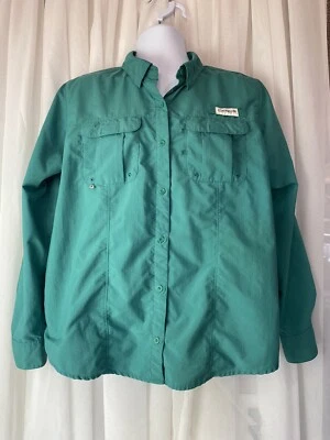 Camisa manga larga Magellan Fish Gear calce relajado XL absorbente de humedad para mujer Foto 1 de 4