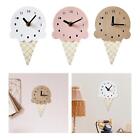 Mini Wall Clock Ice Cream Hanging Clock for Decorating Children's Rooms