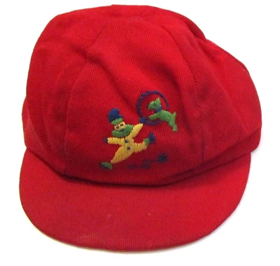 PAYASO CIRCO de colección con CACHORRO en ANILLO NIÑOS NIÑAS NIÑOS GORRA ROJA C@@L Foto 1 de 3