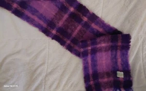 BUFANDA MOHAIR HECHA EN ESCOCIA HERMOSA - Imagen 1 de 4