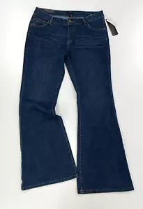 Sofia Vergara Melisa Damenjeans hoher Bund Schlag Stretch dunkle Waschung Größe 14 - Bild 1 von 9